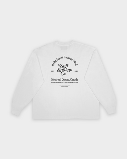 Studio Longsleeve T-Shirt - White